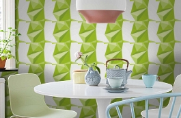 Обои 95654-1 фото в интерьере кухни превью