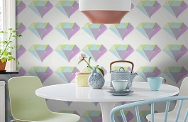 Обои 95656-1 фото в интерьере кухни превью