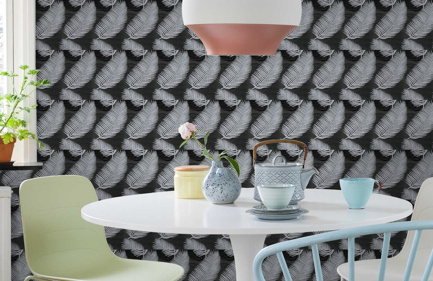 Обои 958782 фото в интерьере кухни