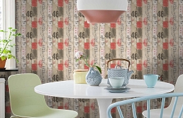 Обои 95950-1 фото в интерьере кухни превью