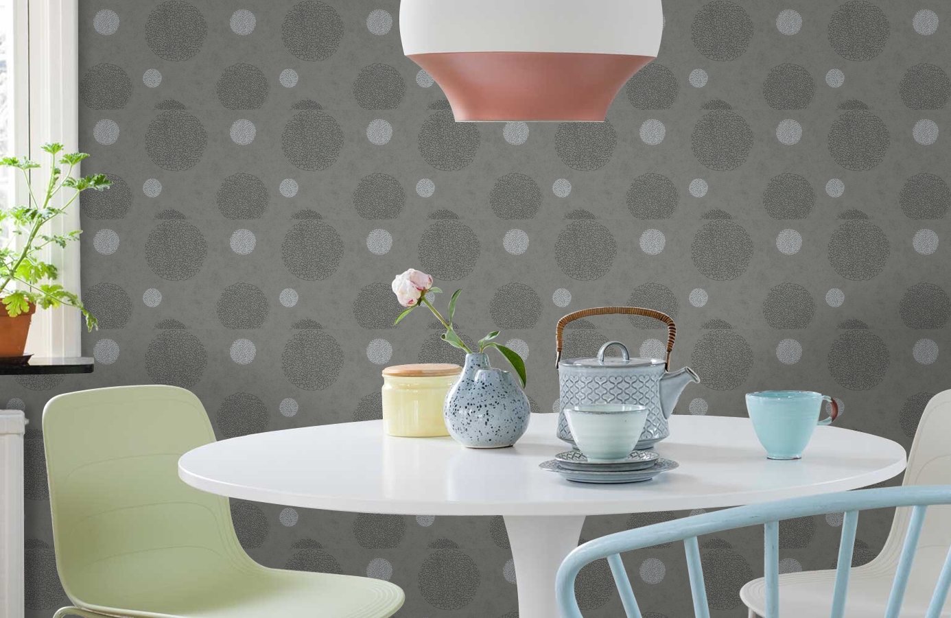 Обои 960403 фото в интерьере кухни