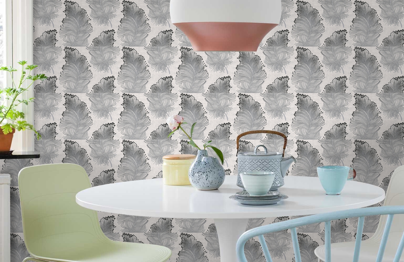 Обои 960456 фото в интерьере кухни