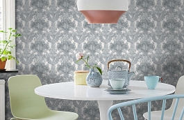 Обои 96046-5 фото в интерьере кухни превью