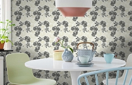 Обои 96116-4 фото в интерьере кухни превью