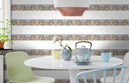 Обои 96130-1 фото в интерьере кухни превью