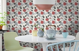 Обои 96224-1 фото в интерьере кухни превью