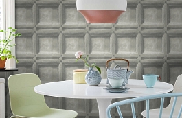 Обои Jacobean Limed GC04 фото в интерьере кухни превью