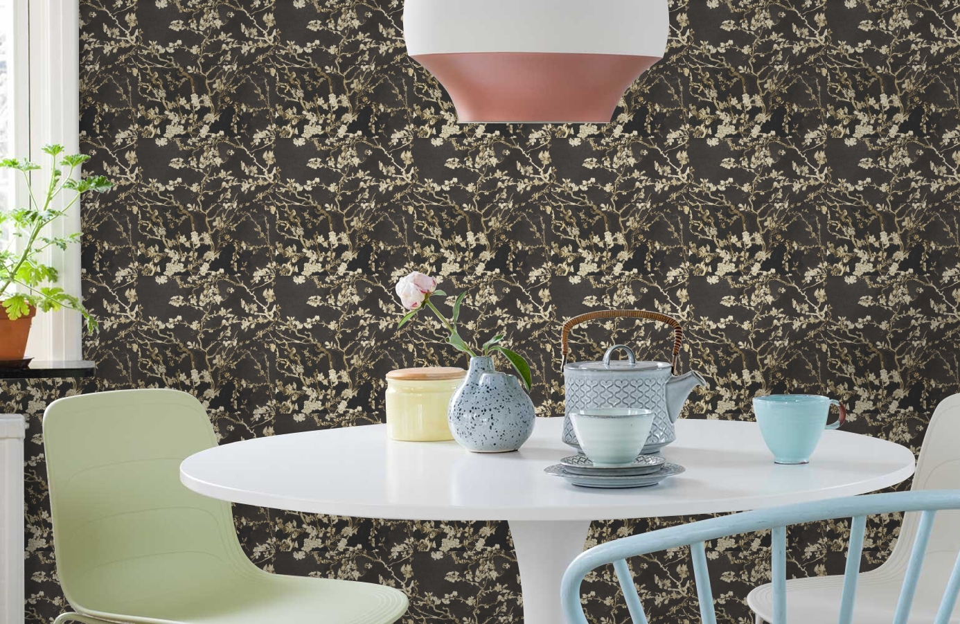 Обои 17145 фото в интерьере кухни Обои 17145 фото в интерьере кухни