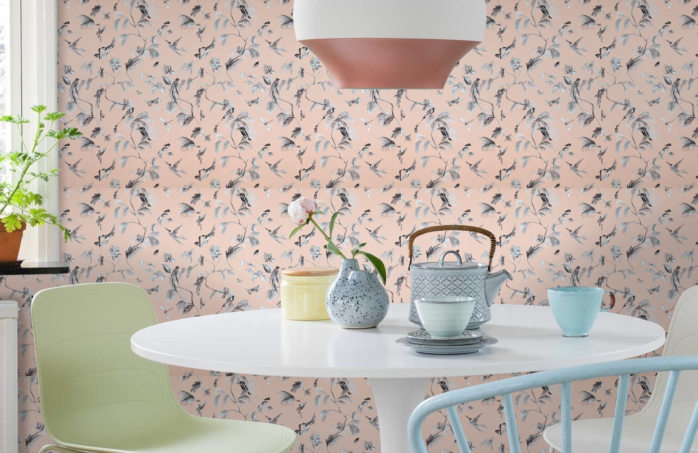 Обои 17713 фото в интерьере кухни