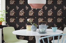 Обои 17801 фото в интерьере кухни превью