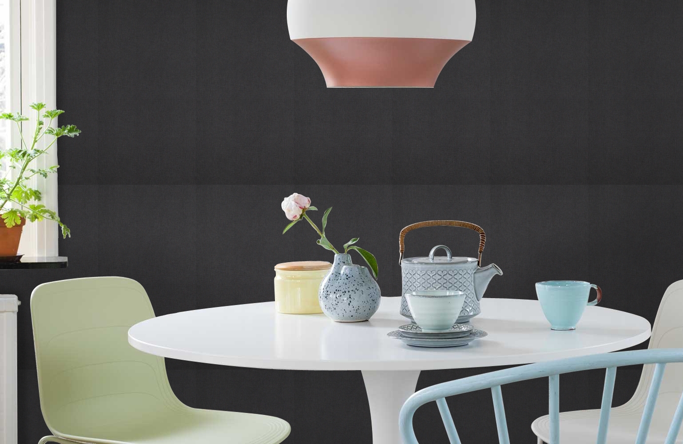 Обои 18232 фото в интерьере кухни