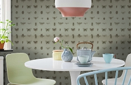 Обои 18430 фото в интерьере кухни превью