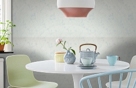 Обои 18544 фото в интерьере кухни превью