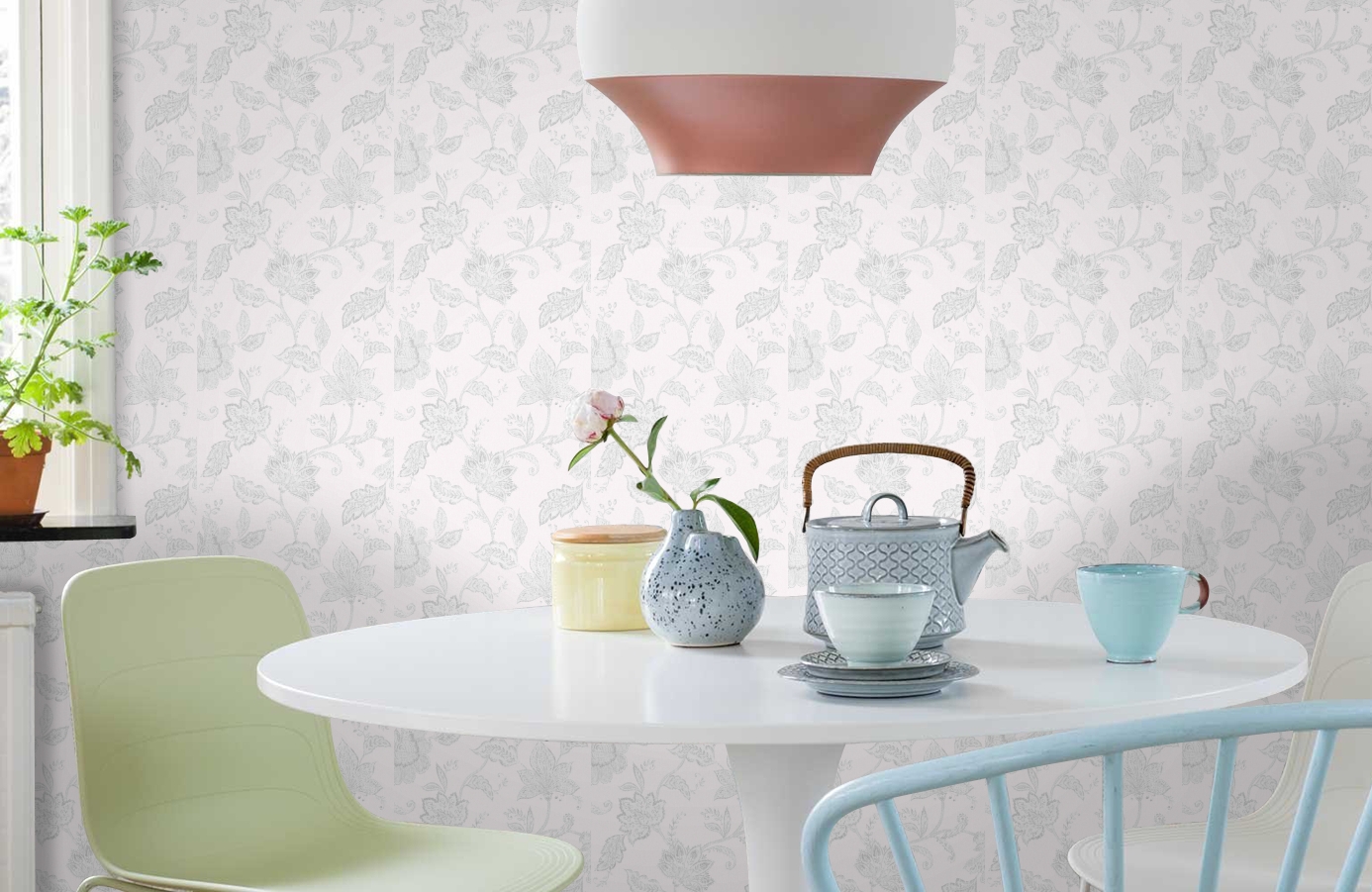 Обои 1930 фото в интерьере кухни