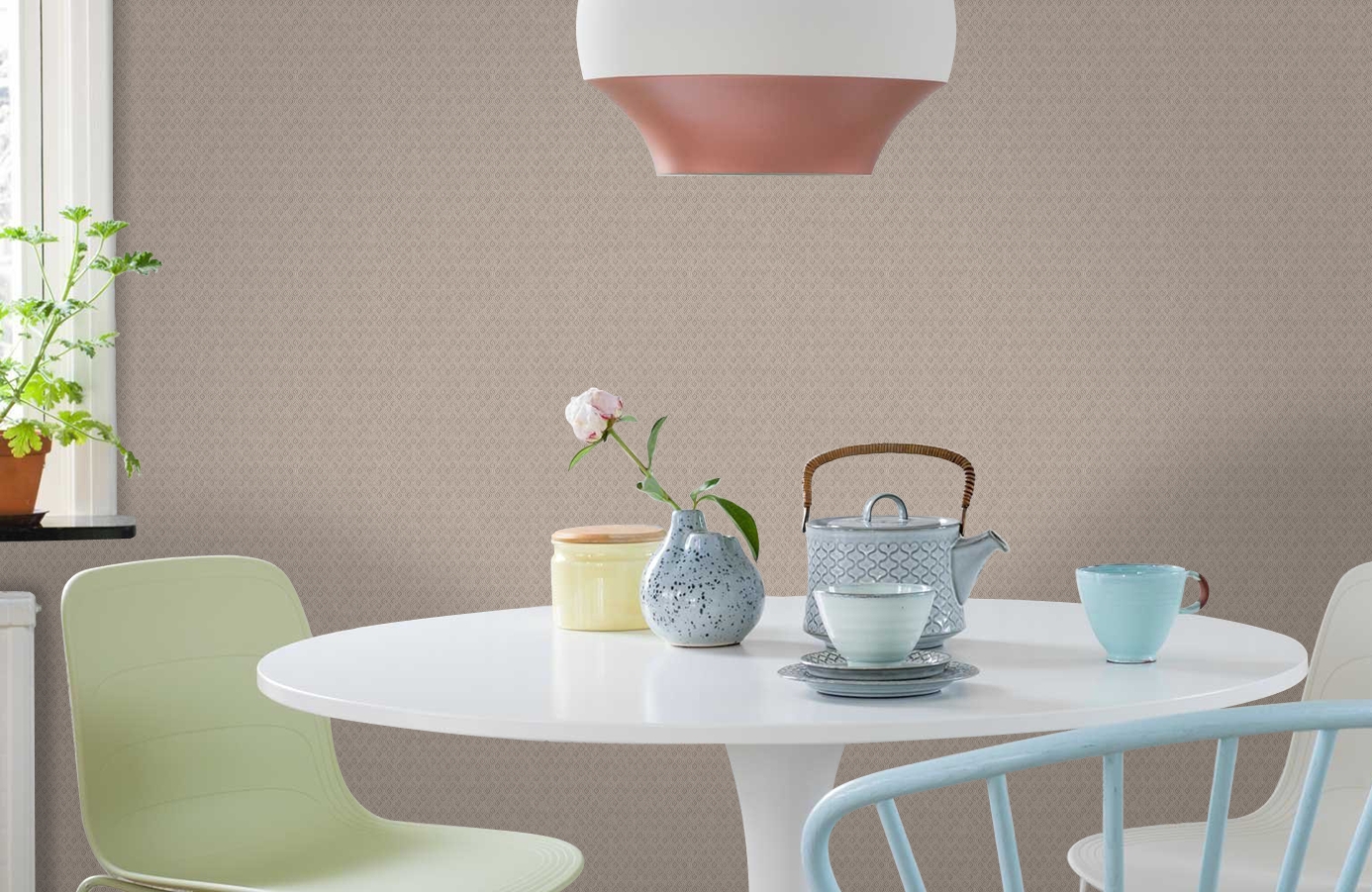 Обои 1933 фото в интерьере кухни