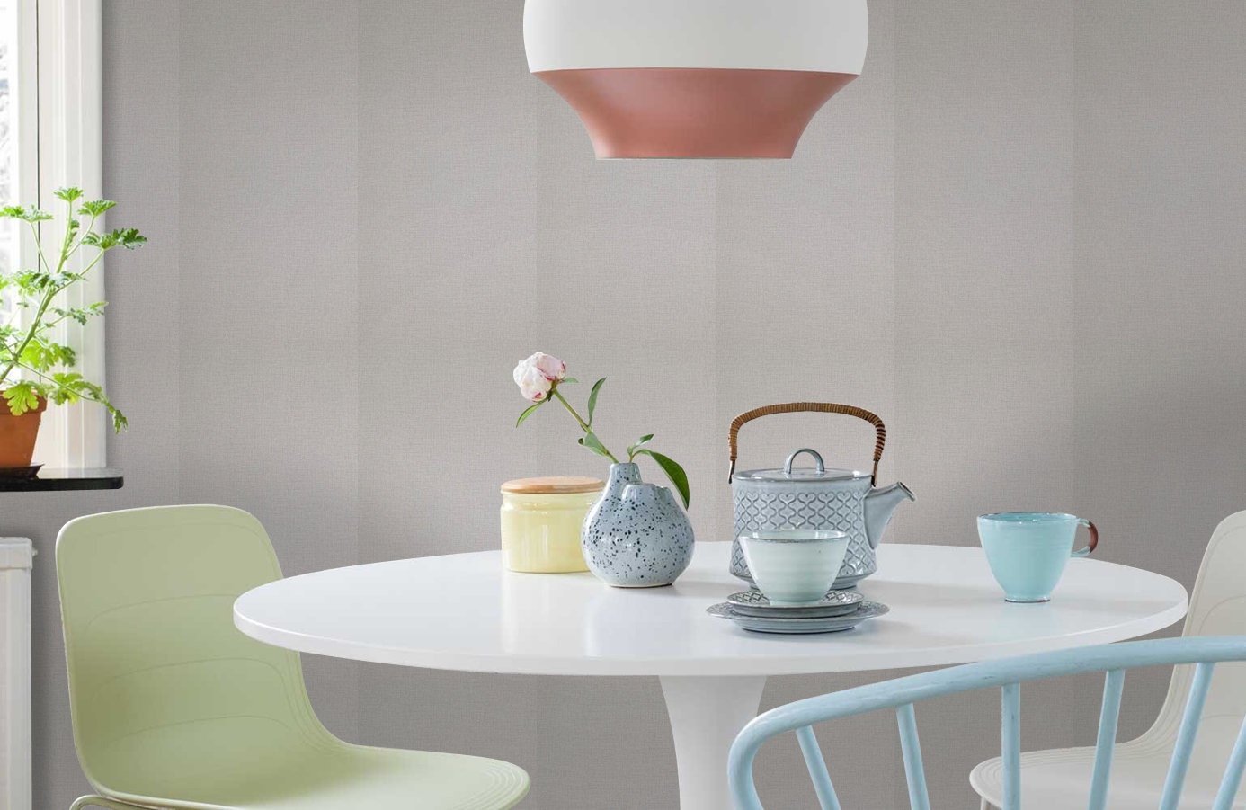 Обои 218205 фото в интерьере кухни