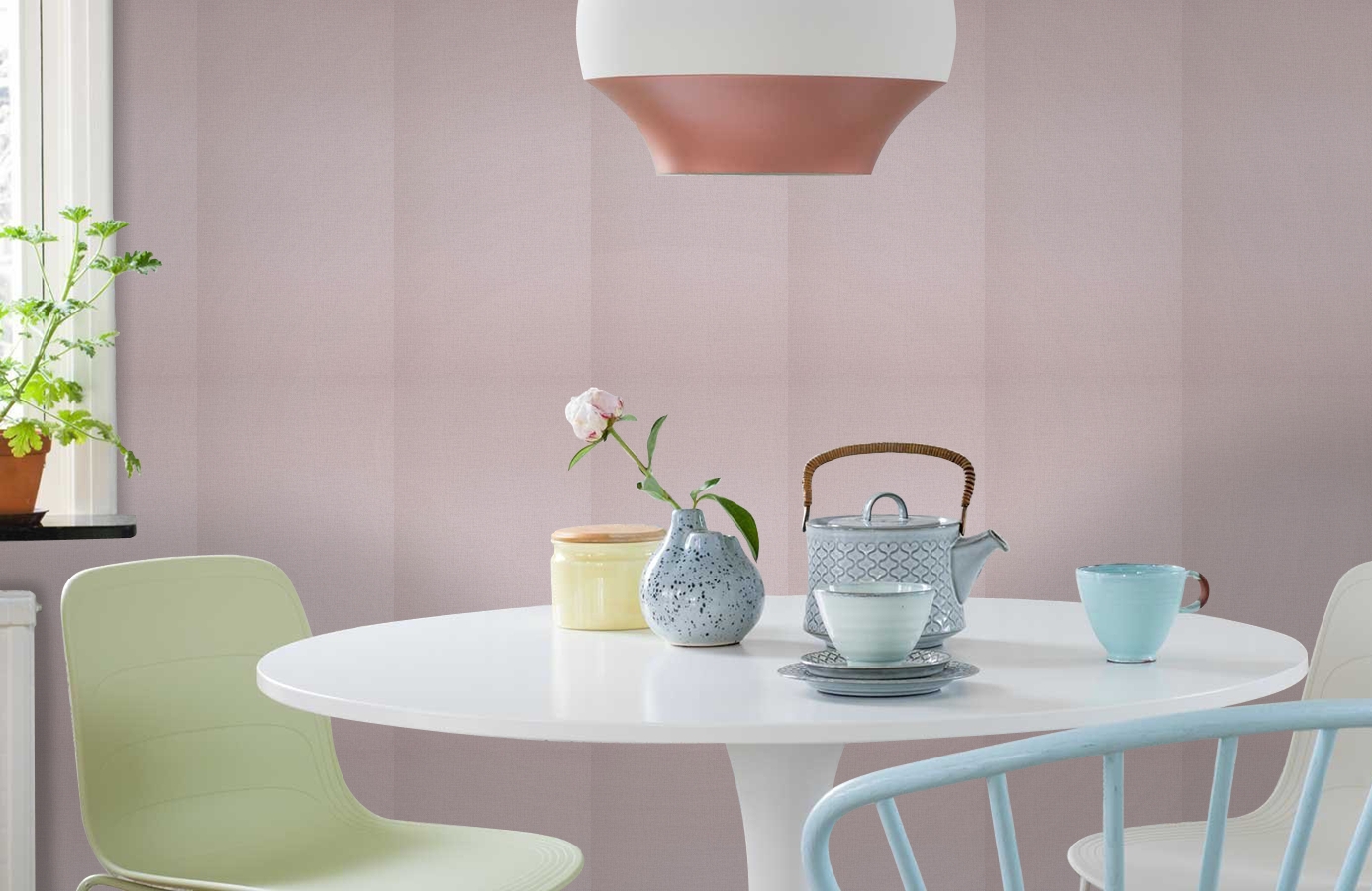 Обои 218211 фото в интерьере кухни