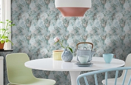 Обои 218222 фото в интерьере кухни превью