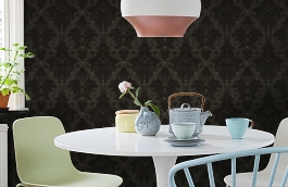 Обои 218656 фото в интерьере кухни превью