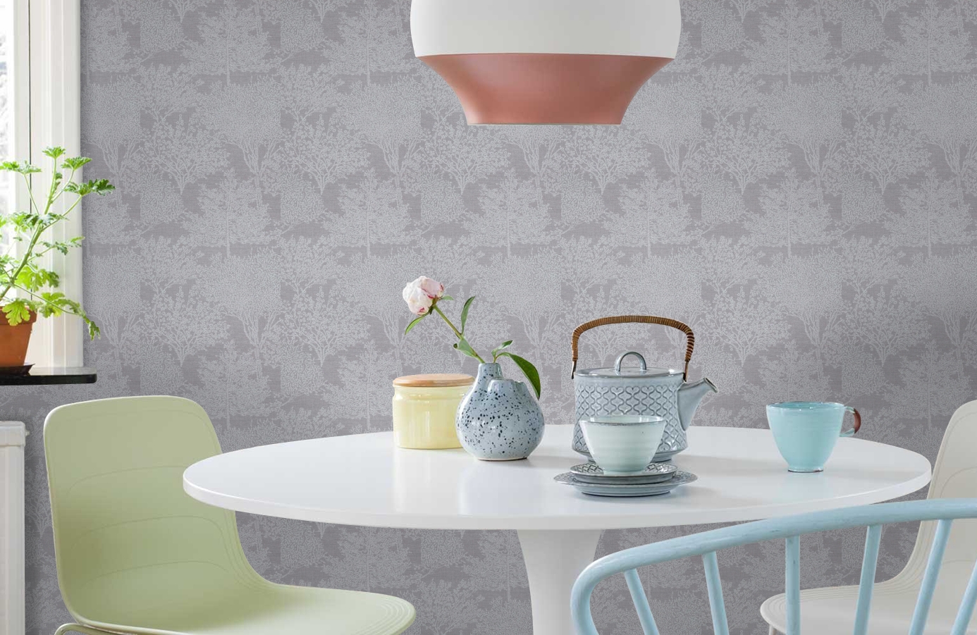 Обои 218922 фото в интерьере кухни