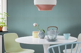 Обои 219003 фото в интерьере кухни превью