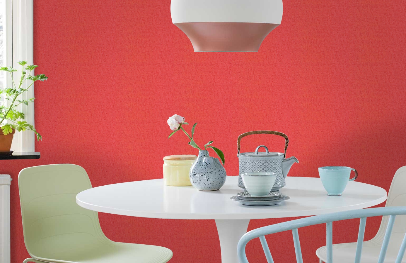 Обои 220070 фото в интерьере кухни