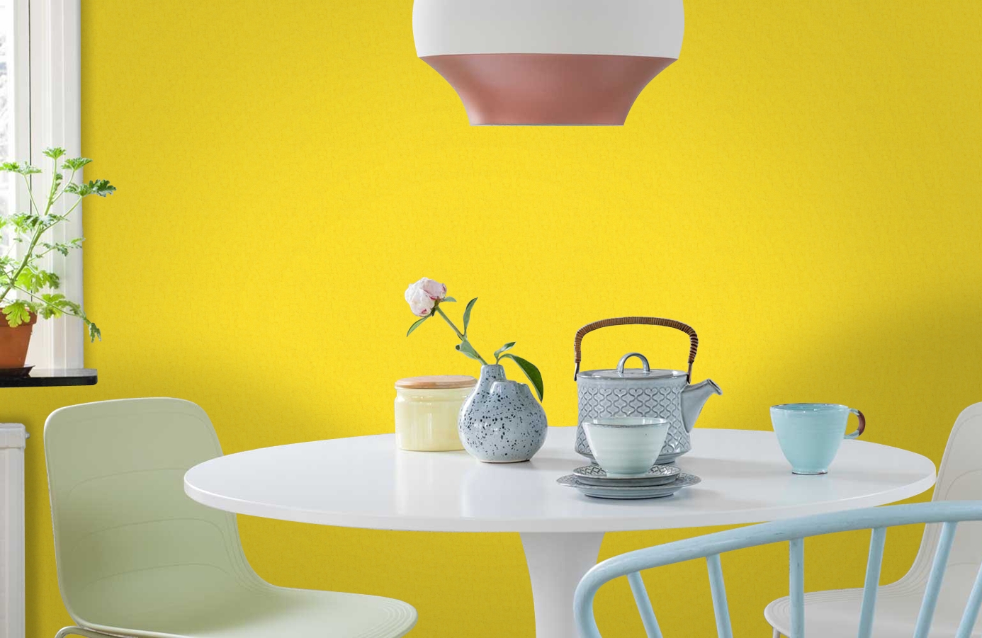 Обои 220077 фото в интерьере кухни