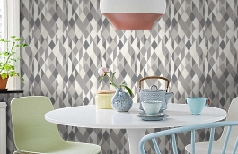 Обои 220210 фото в интерьере кухни превью