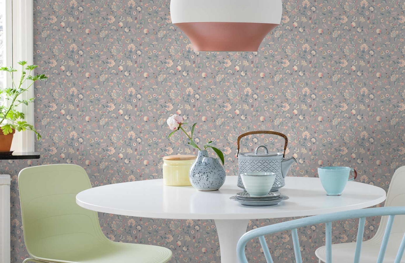 Обои 220472 фото в интерьере кухни