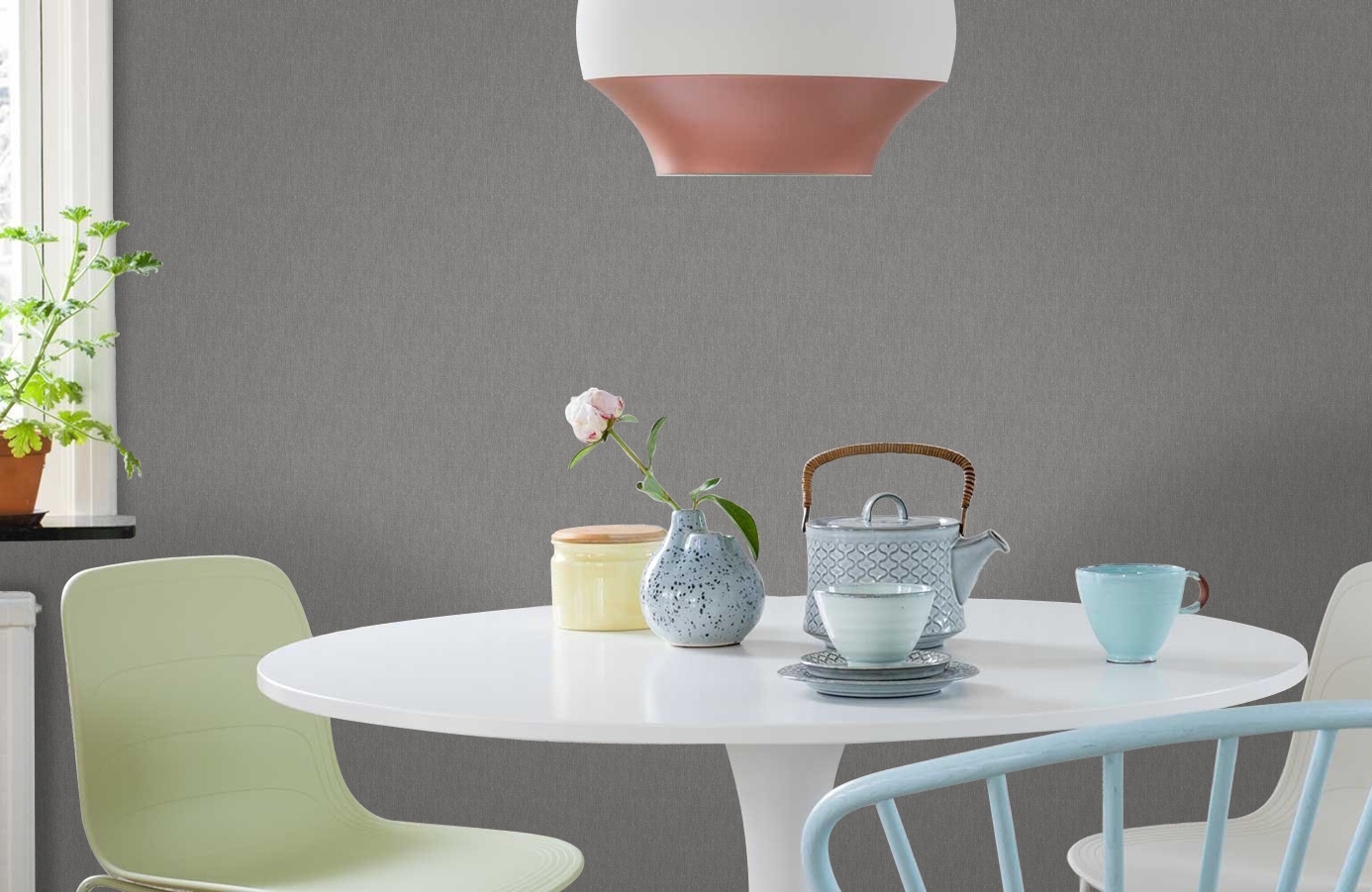 Обои 3009 фото в интерьере кухни