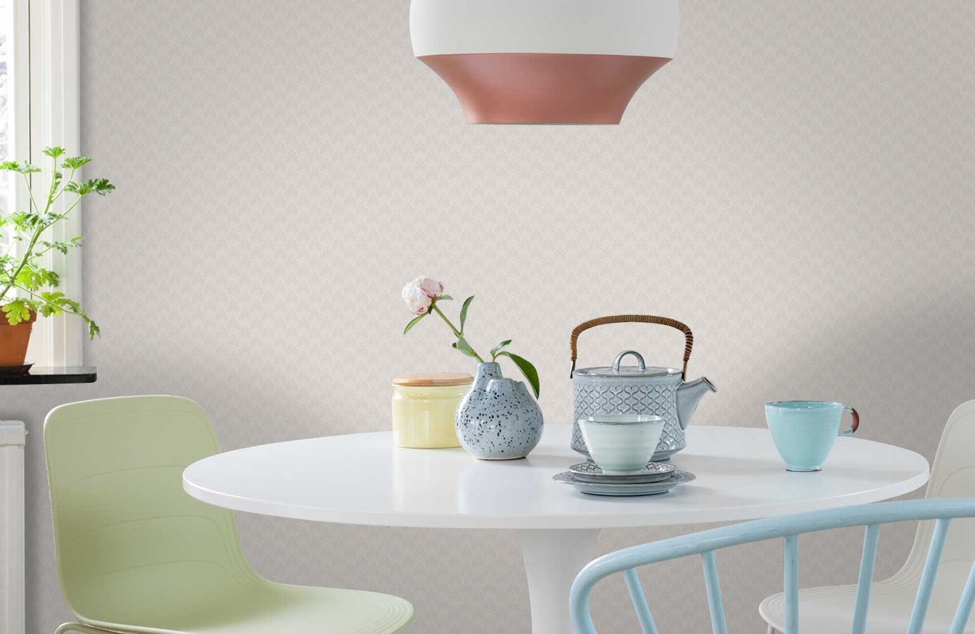 Обои 3017 фото в интерьере кухни