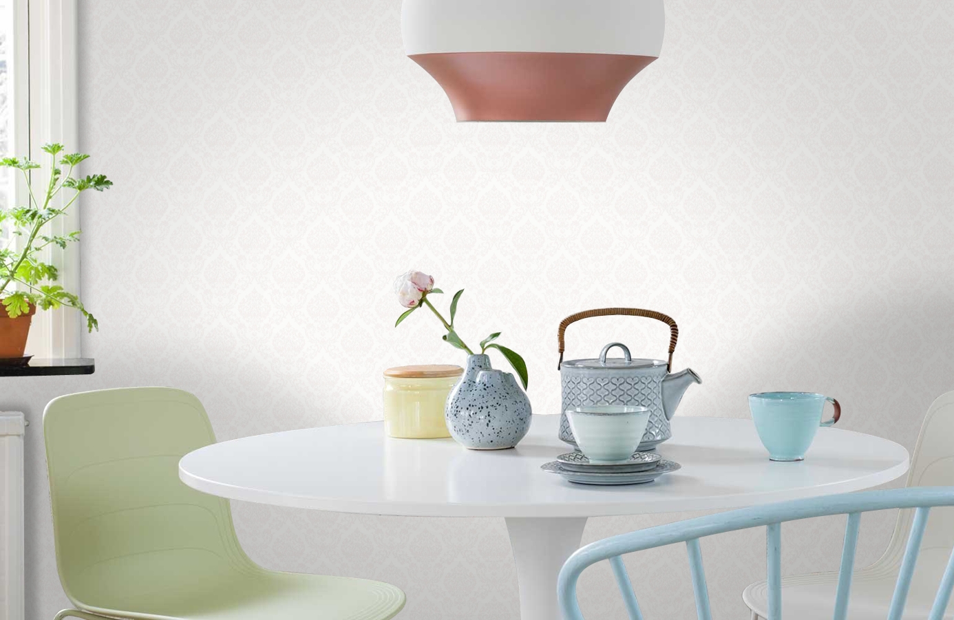 Обои 33527 фото в интерьере кухни