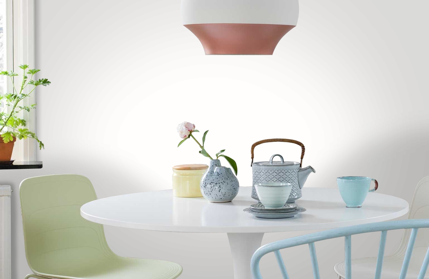 Обои 33546 фото в интерьере кухни