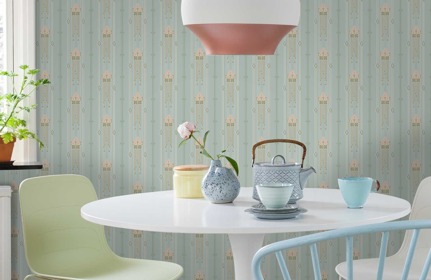 Обои 4170 фото в интерьере кухни