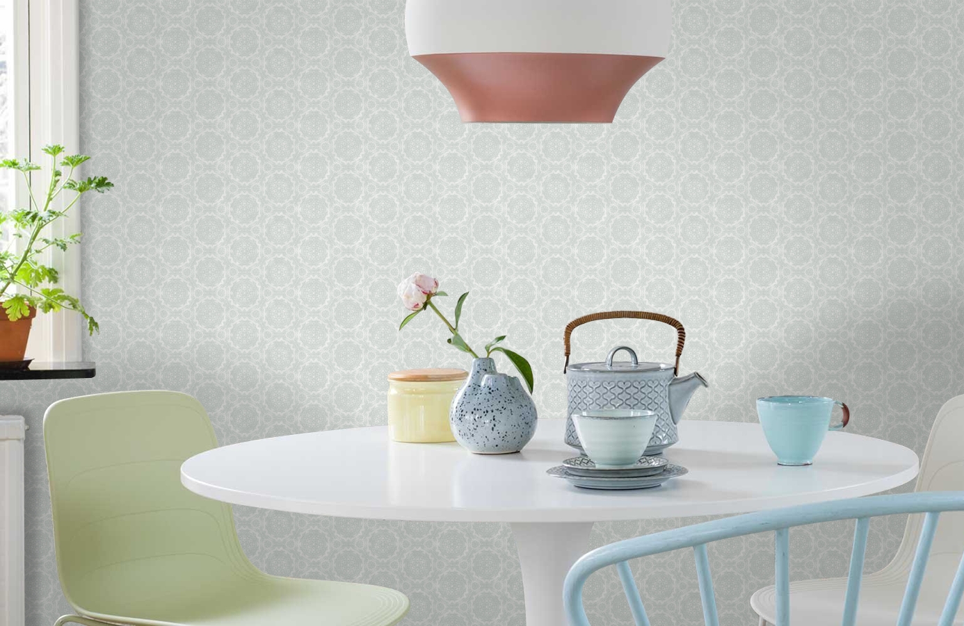 Обои 6325 фото в интерьере кухни