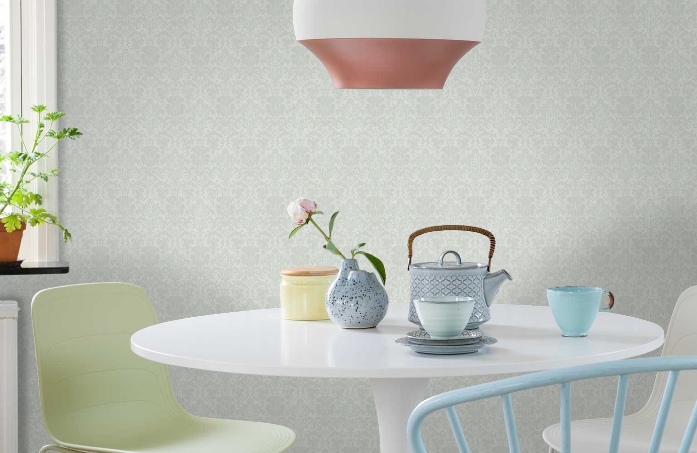 Обои 6326 фото в интерьере кухни