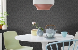 Обои 6803 фото в интерьере кухни превью