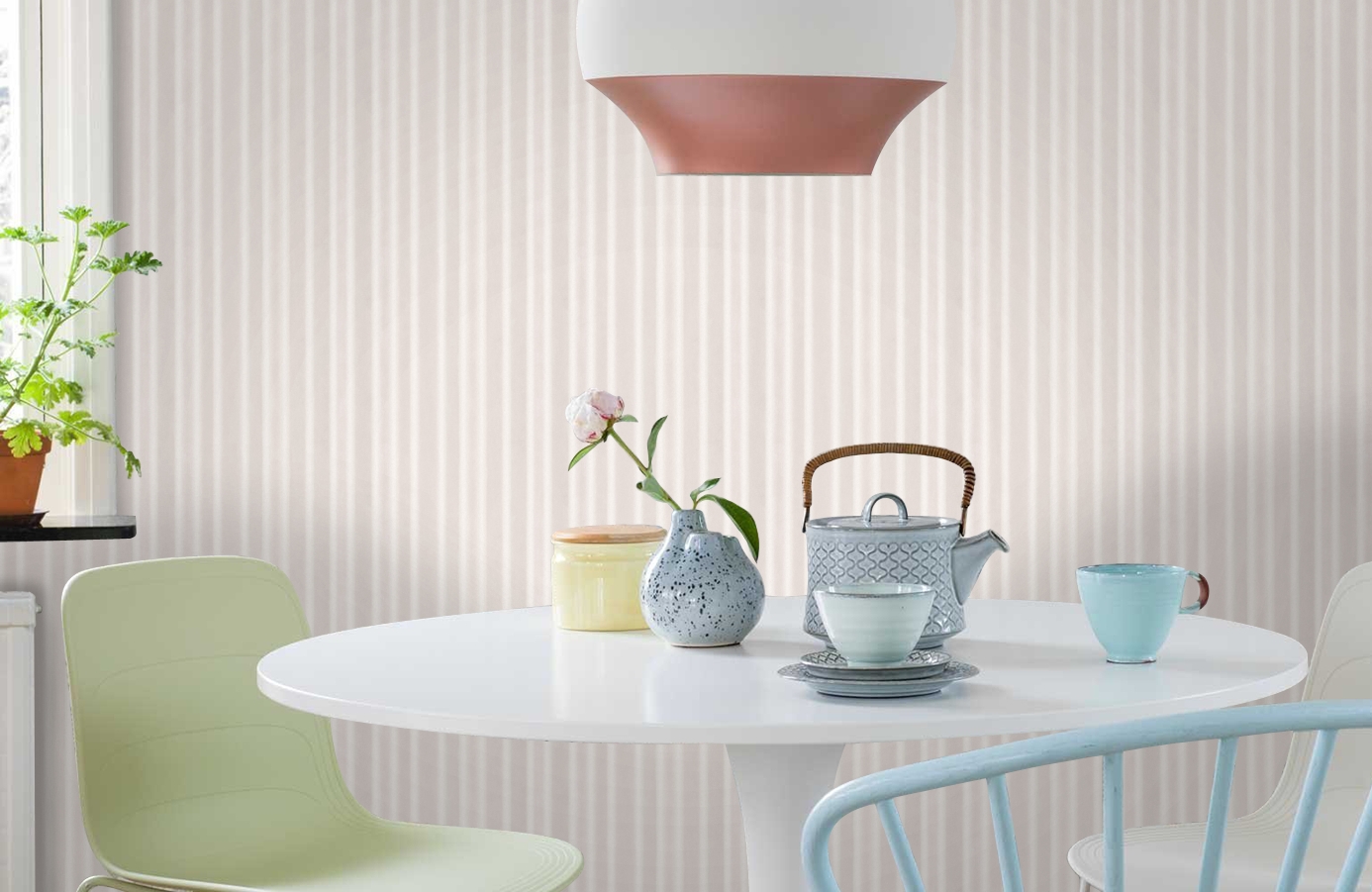 Обои 6867 фото в интерьере кухни