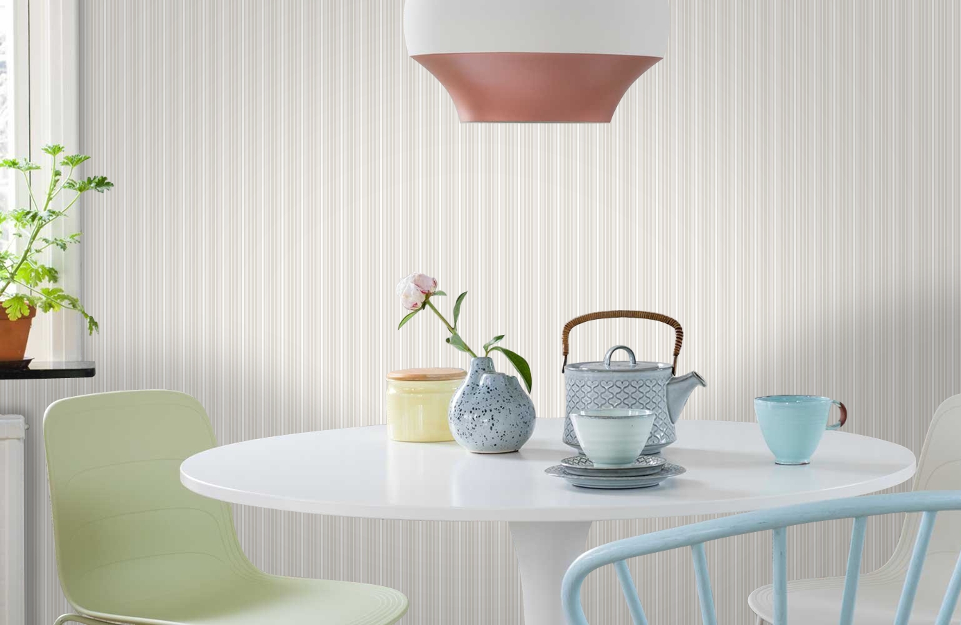 Обои 6883 фото в интерьере кухни