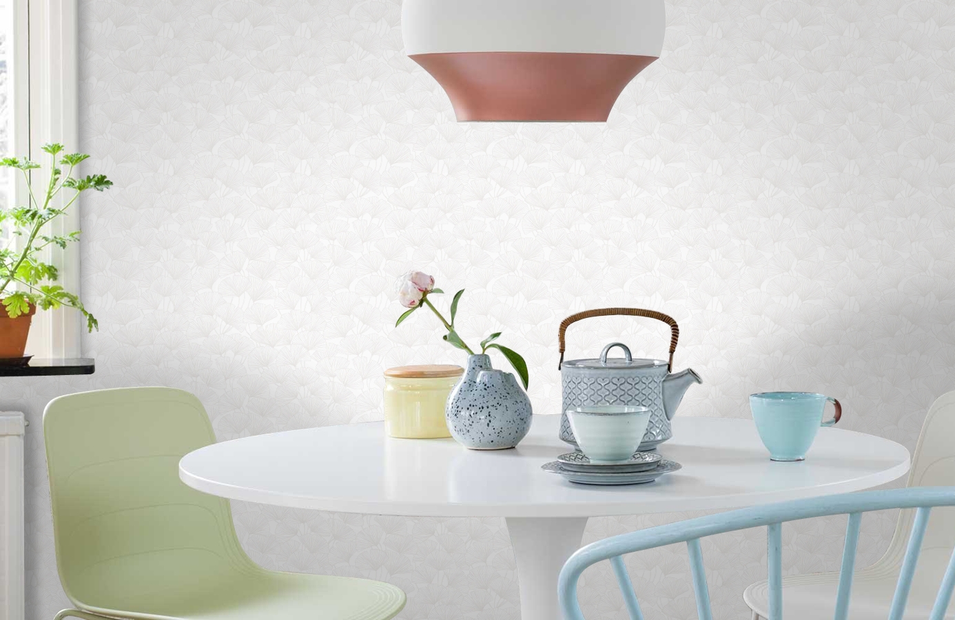 Обои 7264 фото в интерьере кухни