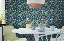 Обои 7651 фото в интерьере кухни превью