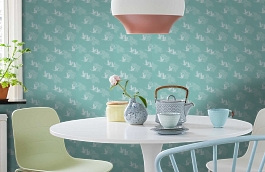 Обои 100317010 фото в интерьере кухни превью