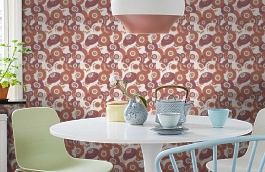 Обои 100323210 фото в интерьере кухни превью