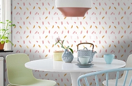 Обои 100774232 фото в интерьере кухни превью