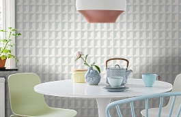 Обои 101337712 фото в интерьере кухни превью