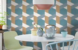 Обои 101356319 фото в интерьере кухни превью