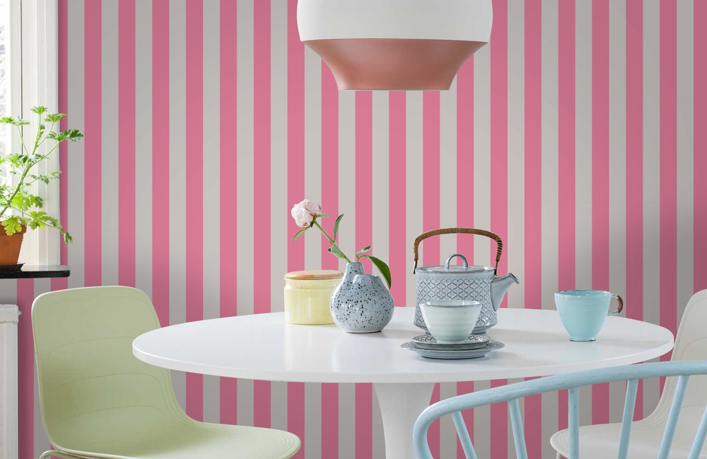 Обои 110/6031 фото в интерьере кухни