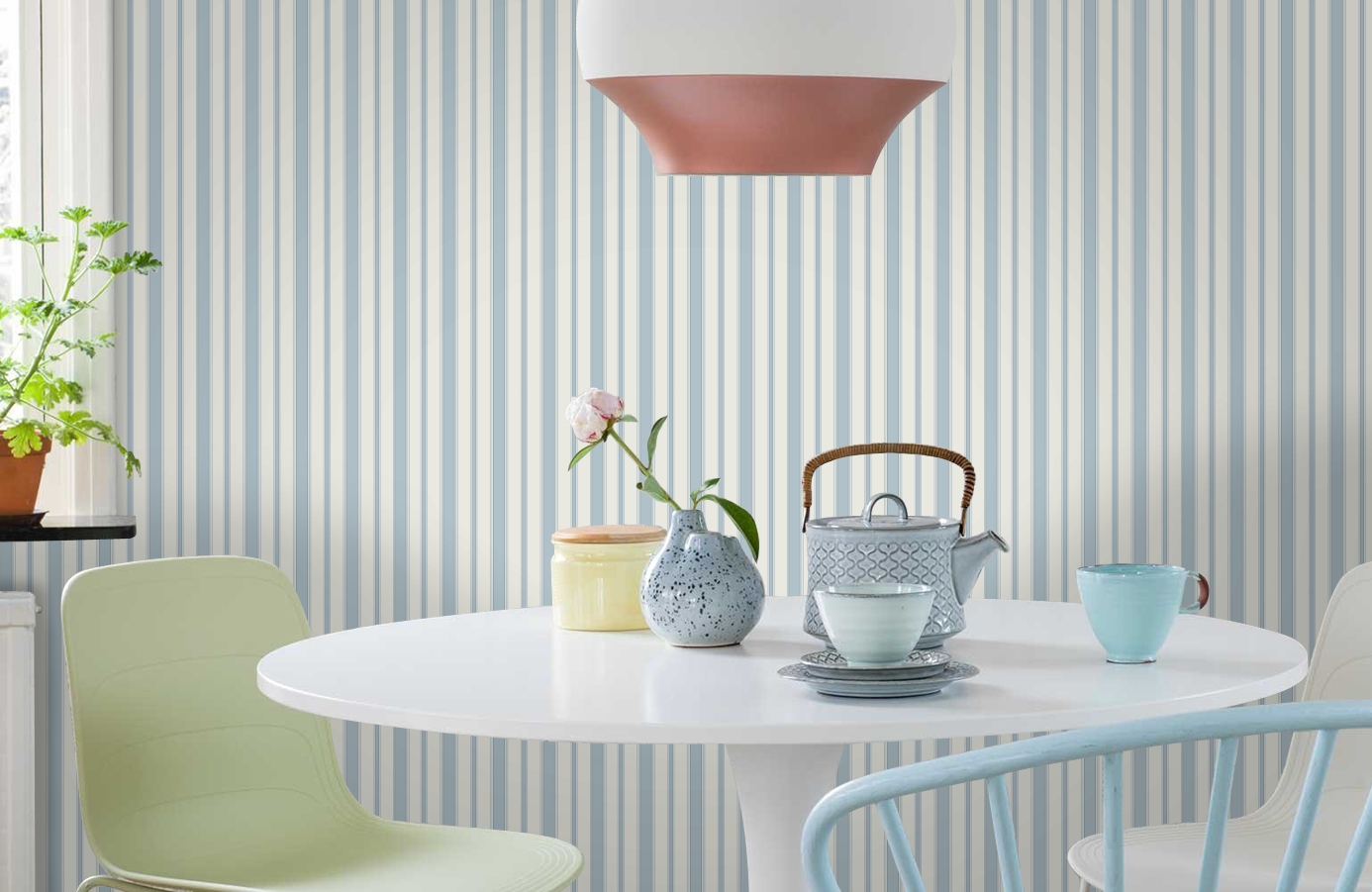 Обои 110/8039 фото в интерьере кухни