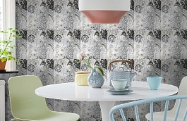 Обои 1280053 фото в интерьере кухни превью