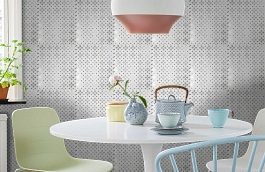 Обои 1280063 фото в интерьере кухни превью